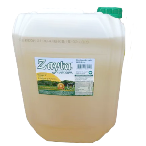 ACEITE ZAYTA 20 LITROS 100% SOYA INSTITUCIONAL