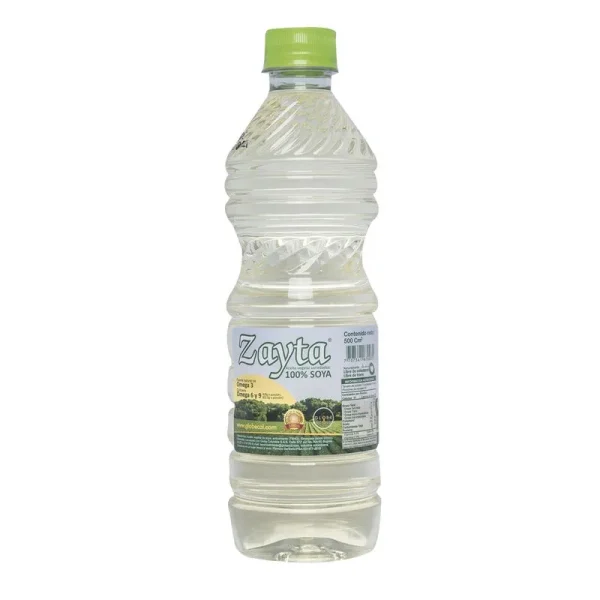 ACEITE ZAYTA 500 CC 100% SOYA