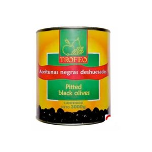 ACEITUNA NEGRA TROFEO 3000 GRS DESHUESADA INSTITUCIONAL
