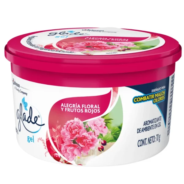 AMBIENTADOR GLADE 70 GRS GEL ALLJOY FLORAL PERFECT - Image 2