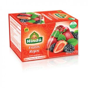 AROMATICA HINDU FRUTAL X20 BOLSITAS FRUTOS ROJOS