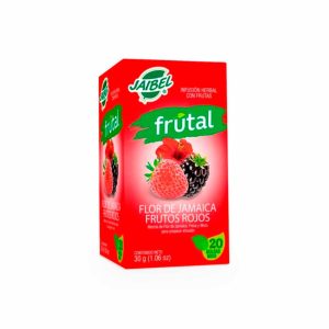 AROMATICA JAIBEL FRUTAL X20 BOLSITAS FLOR DE JAMAICA Y FRUTOS ROJOS