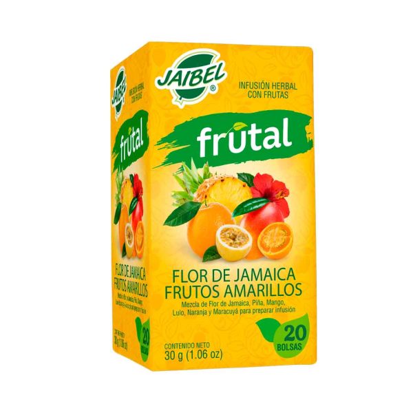 AROMATICA JAIBEL FRUTAL X20 BOLSITAS FRUTOS AMARILLOS