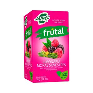AROMATICA JAIBEL FRUTAL X20 BOLSITAS LIMONARIA MORA SILVESTRE