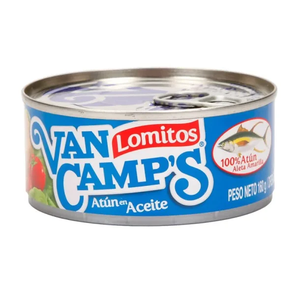 ATUN VAN CAMPS 160 GRS LOMITOS ACEITE