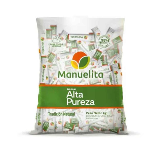 AZUCAR REFINADA MANUELITA X200 TUBI PACK