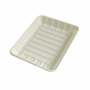 BANDEJA BIODEGRABABLE ECOGREEN JUMBO NO 8-1 27X22X2 X20 UNDS NATURAL DEGX-270