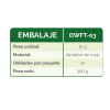 BANDEJA BIODEGRABABLE ECOGREEN LARGO NO 5-1 25X13X2 X20 UNDS NATURAL DWFT-03 - Image 2