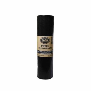BOLSA BASURA INDUSTRIAL ROLLO TASK PRO X5 (100X120 CM) NEGRA CAL 2.5