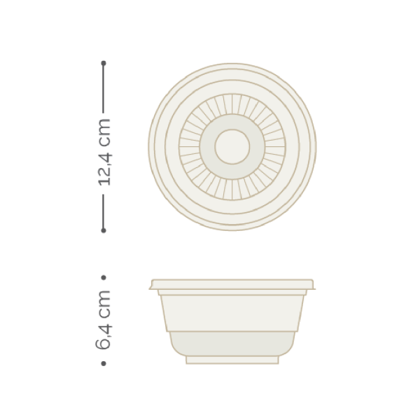 BOWL BIODEGRADABLE ECOGREEN HONDO + TAPA 12 OZ X10 UNDS NATURAL DEGW-45