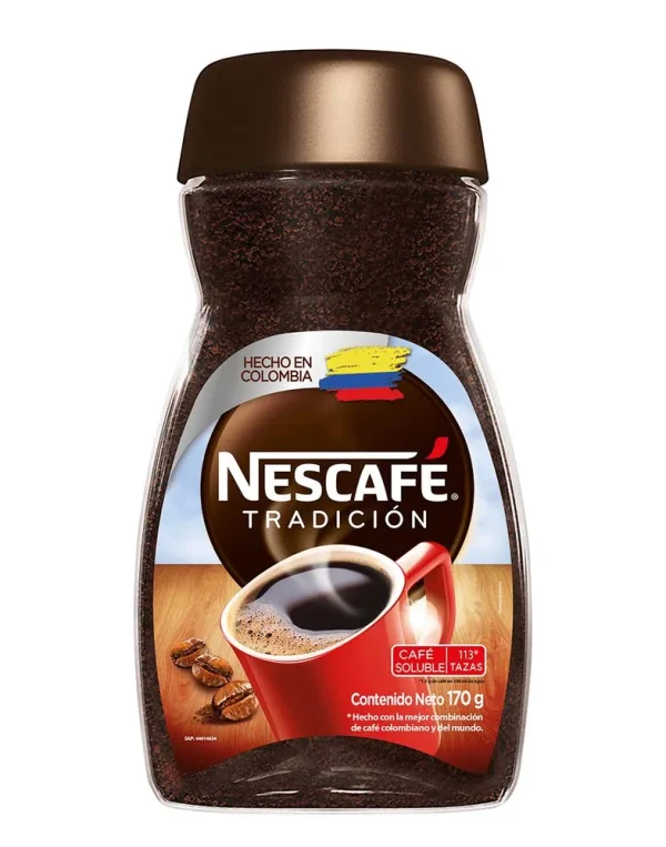 CAFE NESCAFE 170 GRS TRADICIONAL INSTANTANEO