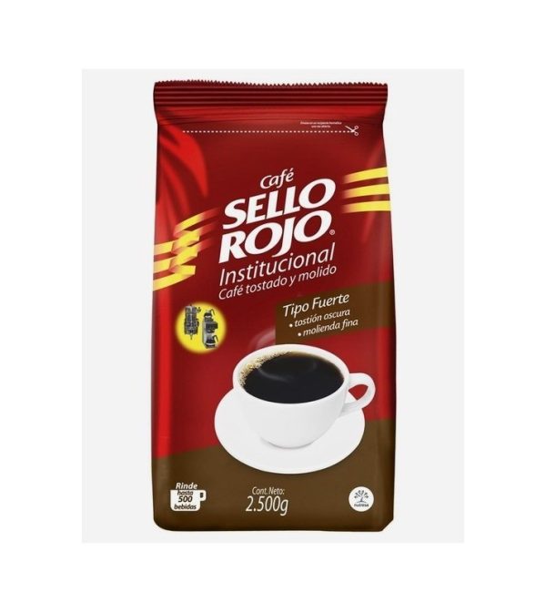 CAFE SELLO ROJO 2500 GRS INSTITUCIONAL
