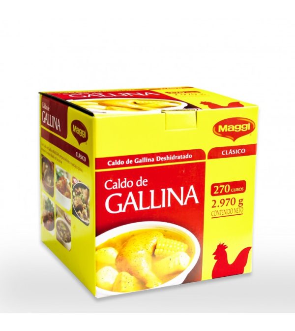 CALDO DE GALLINA MAGGI X270 TABLETAS INSTITUCIONAL