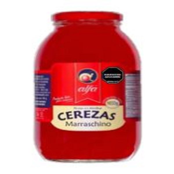 CEREZAS MARRASCHINO ALFA 1000 GRS ROJAS