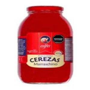 CEREZAS MARRASCHINO ALFA 1000 GRS ROJAS