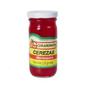 CEREZAS MARRASCHINO GRAN UNION 125 GRS ROJAS