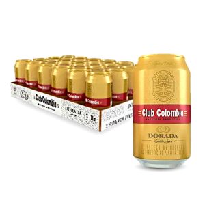 CERVEZA CLUB COLOMBIA 24X330 CC LATA DORADA