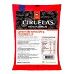 CIRUELA PASA ALFA 500 GRS SIN PEPA