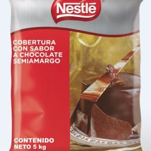 COBERTURA NESTLE 5 KILOS CHOCOLATE SEMIAMARGO EN TROZOS INSTITUCIONAL