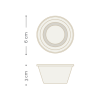 COPA SALSERA BIODEGRADABLE ECOGREEN + TAPA 2 OZ X50 UNDS NATURAL DWFR-05 - Image 2
