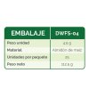 CUCHILLO BIODEGRADABLE ECOGREEN X25 UNDS NATURAL DWFS-04 - Image 2