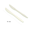 CUCHILLO BIODEGRADABLE ECOGREEN X25 UNDS NATURAL DWFS-04