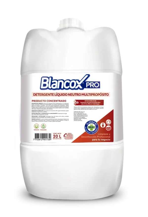 DETERGENTE NEUTRO MULTIPRO BLANCOX PRO 20 LT