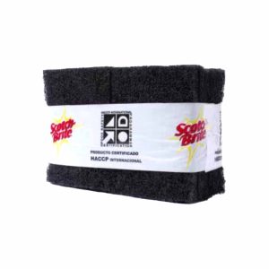 ESPONJA SCOTCH-BRITE 10X14 CMS PARRILLA INSTITUCIONAL NEGRA LN000006706
