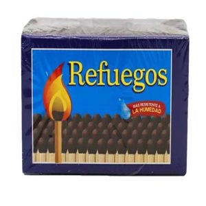 FOSFOROS REFUEGOS MADERA X10 CAJITAS