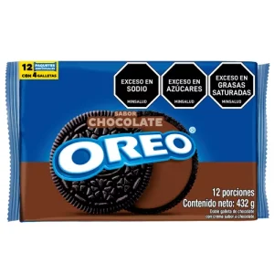 GALLETA OREO 6X36 GRS CHOCOLATE CREMA CHOCOLATE