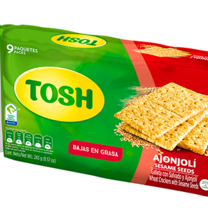 GALLETA TOSH 9X24 GRS AJONJOLI