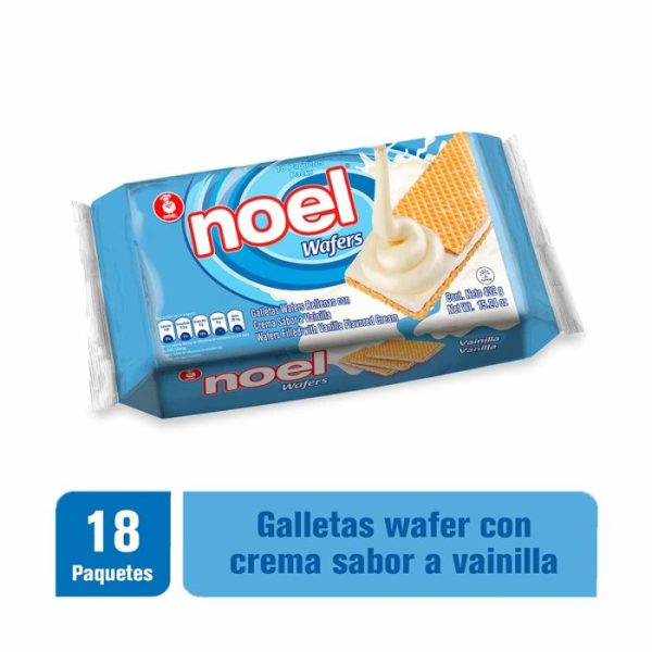 GALLETA WAFER NOEL 18X24 GRS VAINILLA (1588)