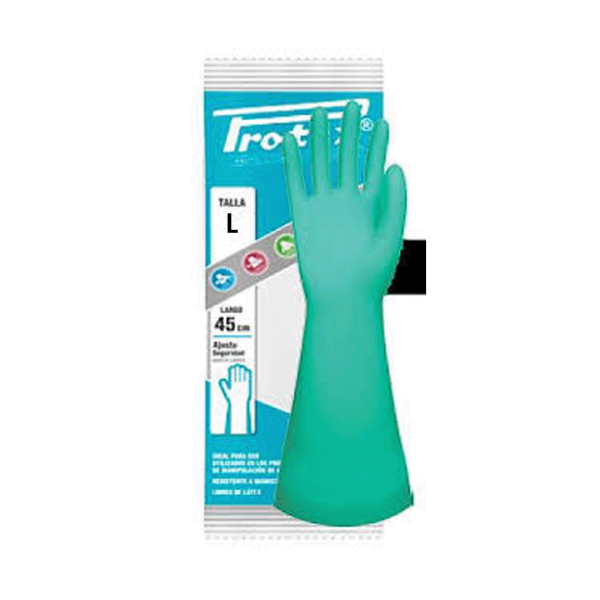 GUANTE PROTEX NITRILO LARGO 45 CMS TALLA L INDUSTRIAL