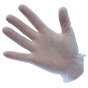 GUANTE VINILO VITA MEDIC TRANSPARENTE X100 UNDS TALLA L