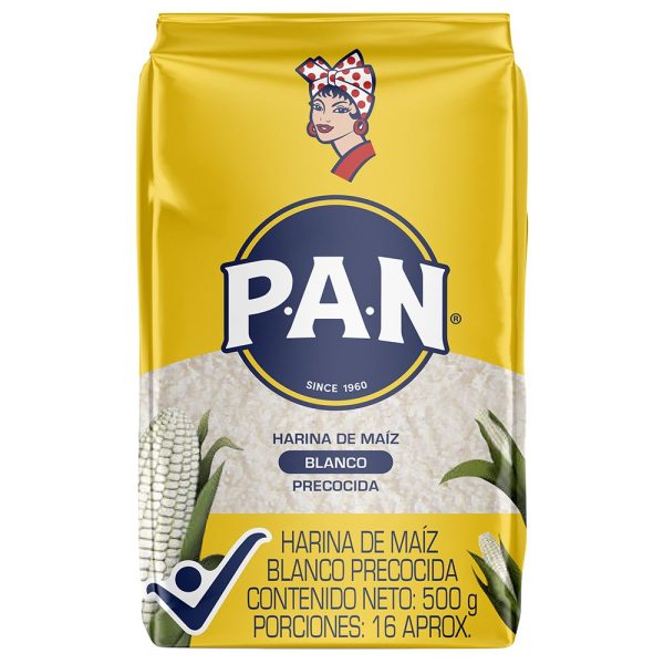 HARINA DE MAIZ  P.A.N 500 GRS BLANCA