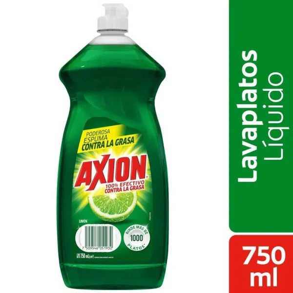 LAVALOZA AXION 750 ML LIQUIDO LIMON