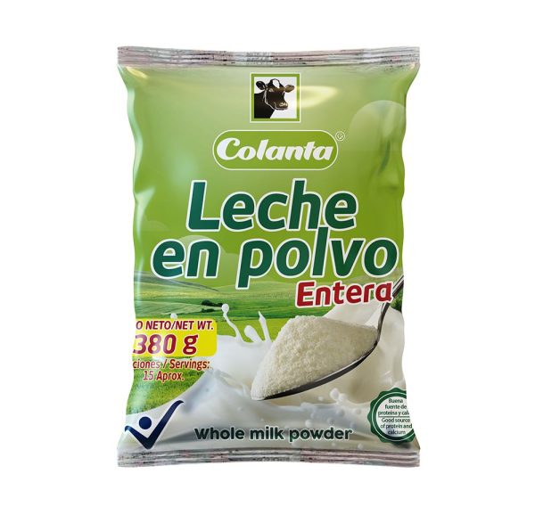 LECHE POLVO COLANTA 380 GRS ENTERA