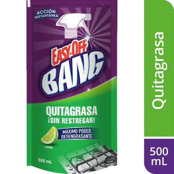 LIMPIADOR EASY-OFF 500 CC QUITAGRASA DOY PACK REPUESTO