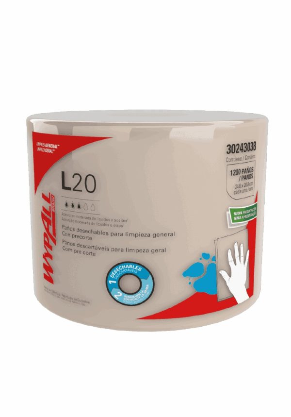 LIMPION WYPALL L20 300 MTS 1200 HS 30243038 NATURAL INDUSTRIAL