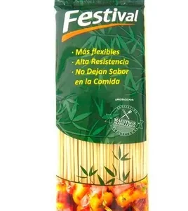 PALITOS DE BAMBU 100X25 CMS PARA BROCHETA