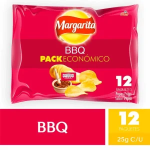 PAPA FRITA MARGARITA 12X25 GRS B.B.Q.