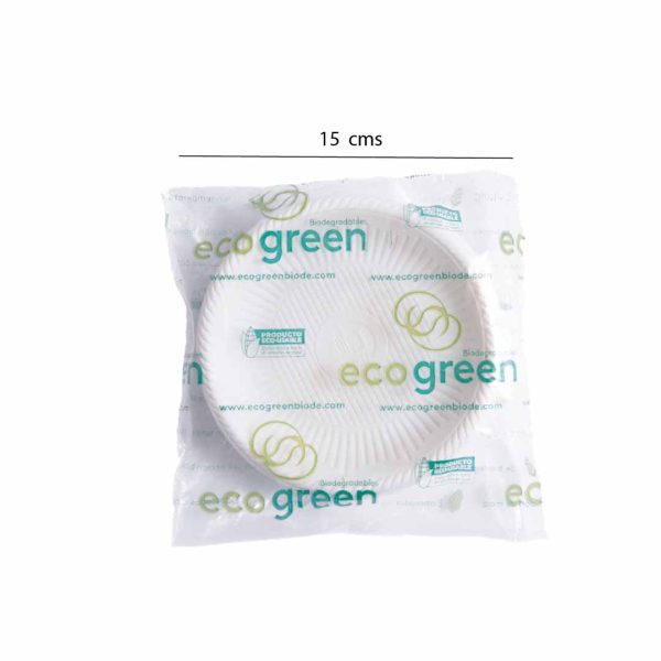 PLATO BIODEGRADABLE ECOGREEN MINI 6 PUL 15 CMS X20 UNDS NATURAL DWFD-140