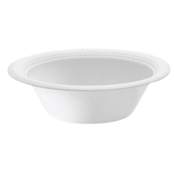 PLATO ICOPOR DARNEL HONDO 16 OZ X20 UNDS MEDIANO BLANCO D5107101N
