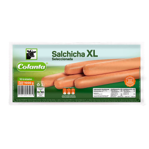 / SALCHICHA MONTEFRIO XL TIPO PERRO 10 UND