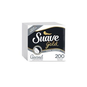SERVILLETA SUAVE GOLD X200 LUJO (33X33) BLANCA
