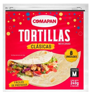 TORTILLAS MEX COMAPAN X 8 UNDS CLASICAS