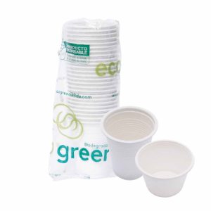 VASO BIODEGRADABLE ECOGREEN 4 OZ X25 UNDS ALTO NATURAL PWFP-00