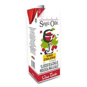 VINO SEGU OLLE 1 LITRO TINTO TETRA PACK 103050