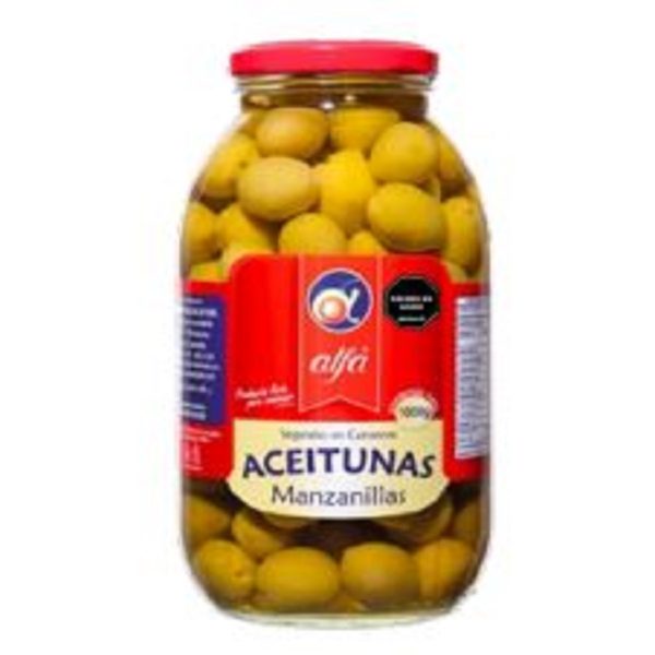 ACEITUNA MANZANILLA ALFA 1000 GRS