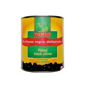 ACEITUNA NEGRA TROFEO 3000 GRS DESHUESADA INSTITUCIONAL